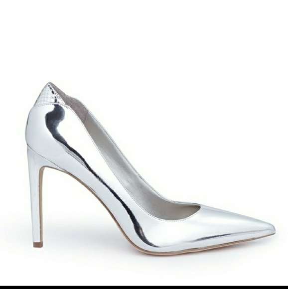sam edelman silver pumps